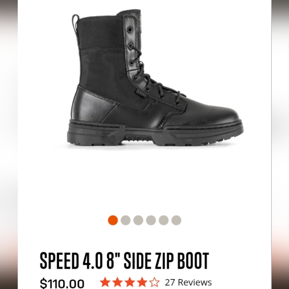 5.11 Speed 4.0 8" side zip